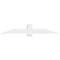 Ekena Millwork Eugene Architectural Grade PVC Gable Bracket, 72"W x 12"H x 4"D x 6"F, 4/12 Pitch GBP072X12X0406EUG00 - alternate 2
